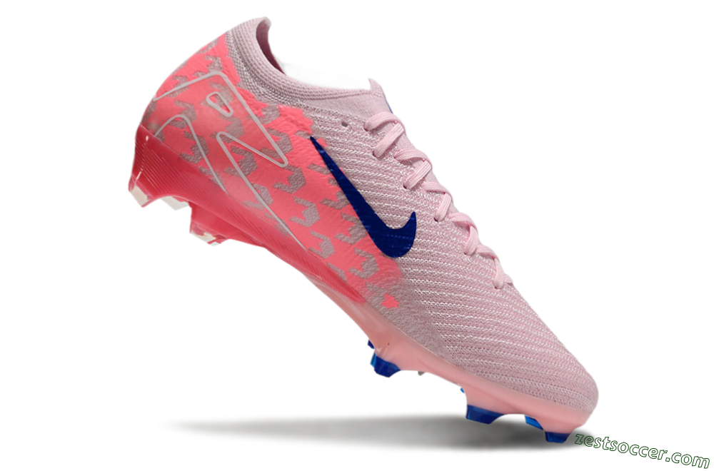 Nike Air Zoom Mercurial Superfly 16 Elite FG Low-Tops Soccer Cleats - Pink/Blue/Red 4