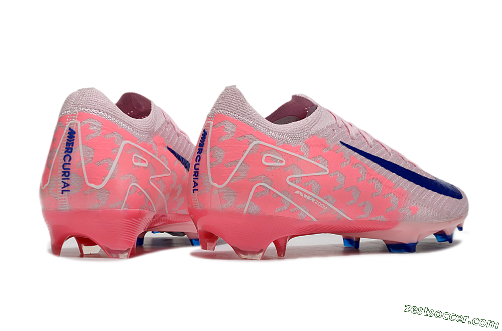 Nike Air Zoom Mercurial Superfly 16 Elite FG Low-Tops Soccer Cleats - Pink/Blue/Red 6