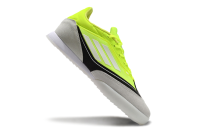 Messi x Adidas F50 Elite IC Low-Tops Soccer Shoes - Yellow/Grey/Black