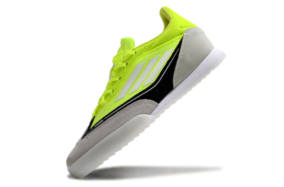 Messi x Adidas F50 Elite IC Low-Tops Soccer Shoes - Yellow/Grey/Black