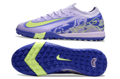 Nike Air Zoom Mercurial Vapor 16 Elite TF Low-Tops Soccer Shoes - Purple/Yellow/Blue