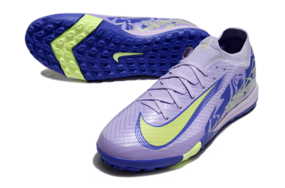 Nike Air Zoom Mercurial Vapor 16 Elite TF Low-Tops Soccer Shoes - Purple/Yellow/Blue