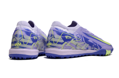 Nike Air Zoom Mercurial Vapor 16 Elite TF Low-Tops Soccer Shoes - Purple/Yellow/Blue
