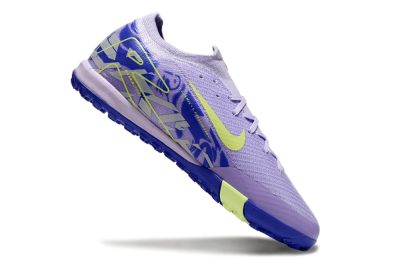 Nike Air Zoom Mercurial Vapor 16 Elite TF Low-Tops Soccer Shoes - Purple/Yellow/Blue