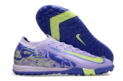 Nike Air Zoom Mercurial Vapor 16 Elite TF Low-Tops Soccer Shoes - Purple/Yellow/Blue