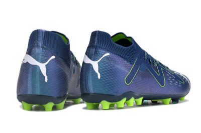 Puma Future Ultimate MG Low-Tops Soccer Cleats - Blue/Yellow/White