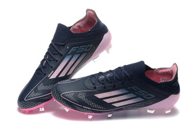Adidas F50 Elite FG Low-Tops Soccer Cleats - Blue/Pink