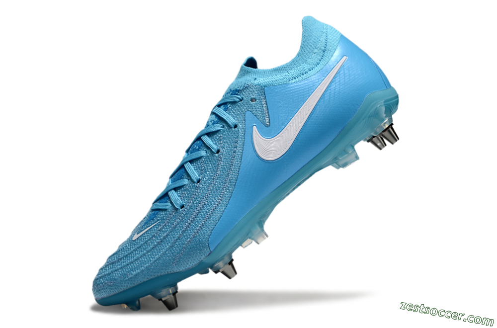 Nike Phantom Luna Elite SG Low-Tops Soccer Cleats - Blue/White 5