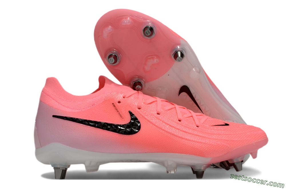 Nike Phantom Luna Elite SG Low-Tops Soccer Cleats - Pink/Black/White 0