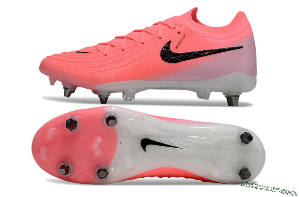 Nike Phantom Luna Elite SG Low-Tops Soccer Cleats - Pink/Black/White 1