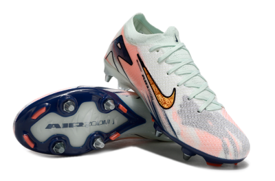 Nike Air Zoom Mercurial Vapor 16 Elite SG Low-Tops Soccer Cleats - Jade/Gold/Blue