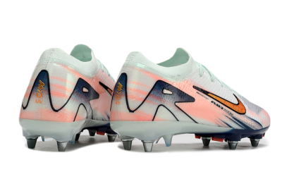 Nike Air Zoom Mercurial Vapor 16 Elite SG Low-Tops Soccer Cleats - Jade/Gold/Blue