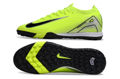 Nike Air Zoom Mercurial Vapor 16 Elite TF Low-Tops Soccer Shoes - Yellow/Black/Silver