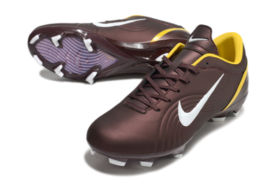 Nike Air Zoom Mercurial Vapor 16 Elite FG Low-Tops Soccer Cleats - Brown/White/Yellow