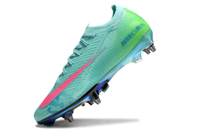 Nike Air Zoom Mercurial Vapor 16 Elite SG Low-Tops Soccer Cleats - Jade/Pink/Gold