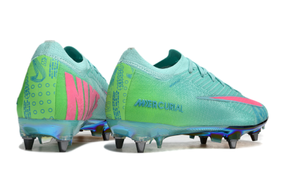 Nike Air Zoom Mercurial Vapor 16 Elite SG Low-Tops Soccer Cleats - Jade/Pink/Gold