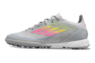 Adidas F50 Pro TF Low-Tops Soccer Shoes - Grey/Gold/Pink