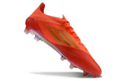 Adidas F50 Elite FG Low-Tops Soccer Cleats - Red/Gold