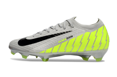 Nike Air Zoom Mercurial Vapor 16 Elite FG Low-Tops Soccer Cleats - Grey/Black/Yellow