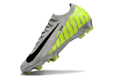 Nike Air Zoom Mercurial Vapor 16 Elite FG Low-Tops Soccer Cleats - Grey/Black/Yellow