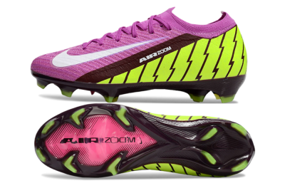 Nike Air Zoom Mercurial Vapor 16 Elite FG Low-Tops Soccer Cleats - Pink/White/Yellow