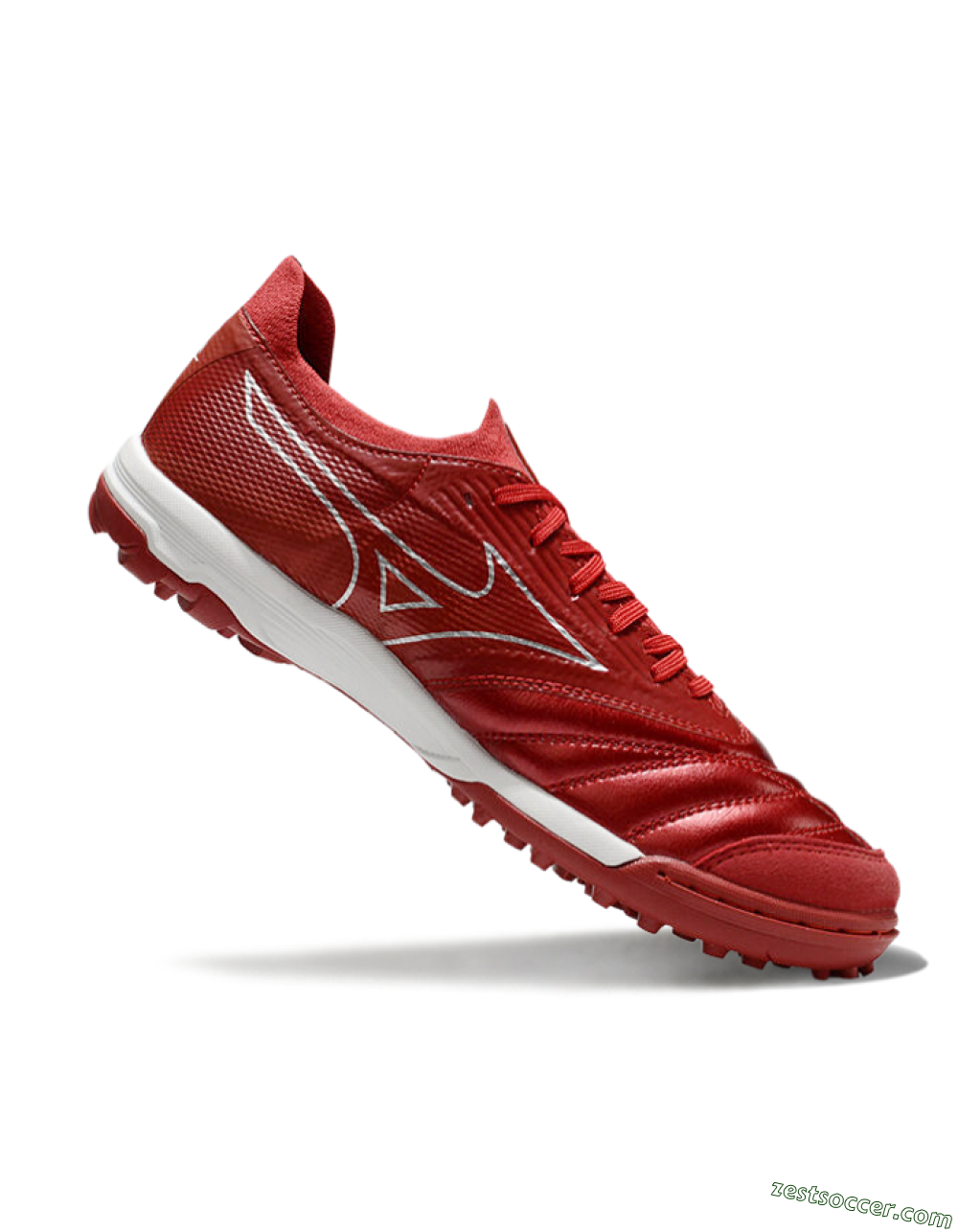 Mizuno Morelia Neo Sala TF Low-Tops Soccer Shoes - Red/Gold/White 4
