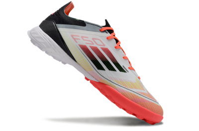Adidas F50 Elite TF Low-Tops Soccer Shoes - White/Red/Yellow