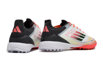 Adidas F50 Elite TF Low-Tops Soccer Shoes - White/Red/Yellow