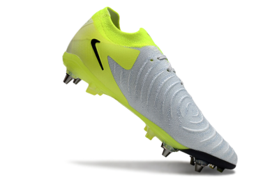 Nike Phantom Luna Elite SG Low-Tops Soccer Cleats - Grey/Yellow/Black
