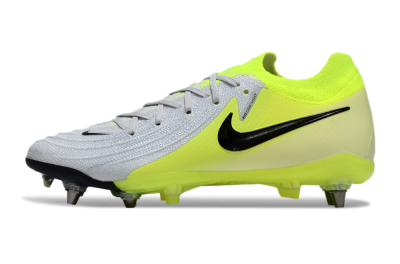 Nike Phantom Luna Elite SG Low-Tops Soccer Cleats - Grey/Yellow/Black