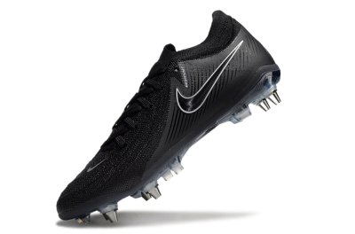 Nike Phantom Luna Elite SG Low-Tops Soccer Cleats - Black/White/Blue