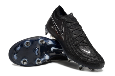 Nike Phantom Luna Elite SG Low-Tops Soccer Cleats - Black/White/Blue
