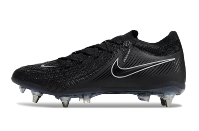 Nike Phantom Luna Elite SG Low-Tops Soccer Cleats - Black/White/Blue