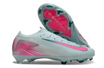 Nike Air Zoom Mercurial Vapor 16 Elite FG Low-Tops Soccer Cleats - Jade/Pink/Silver