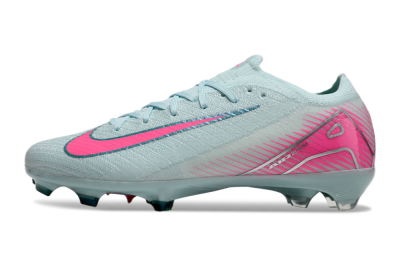 Nike Air Zoom Mercurial Vapor 16 Elite FG Low-Tops Soccer Cleats - Jade/Pink/Silver