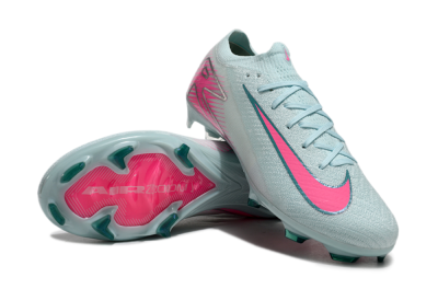 Nike Air Zoom Mercurial Vapor 16 Elite FG Low-Tops Soccer Cleats - Jade/Pink/Silver