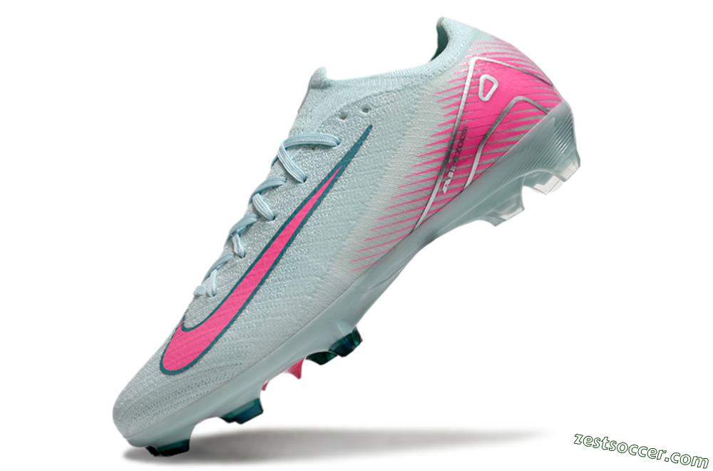 Nike Air Zoom Mercurial Vapor 16 Elite FG Low-Tops Soccer Cleats - Jade/Pink/Silver 0