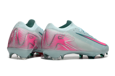 Nike Air Zoom Mercurial Vapor 16 Elite FG Low-Tops Soccer Cleats - Jade/Pink/Silver