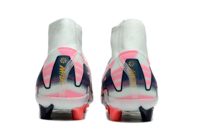 Nike Air Zoom Mercurial Superfly 10 Elite AG High-Tops Soccer Cleats - Jade/Gold/Pink