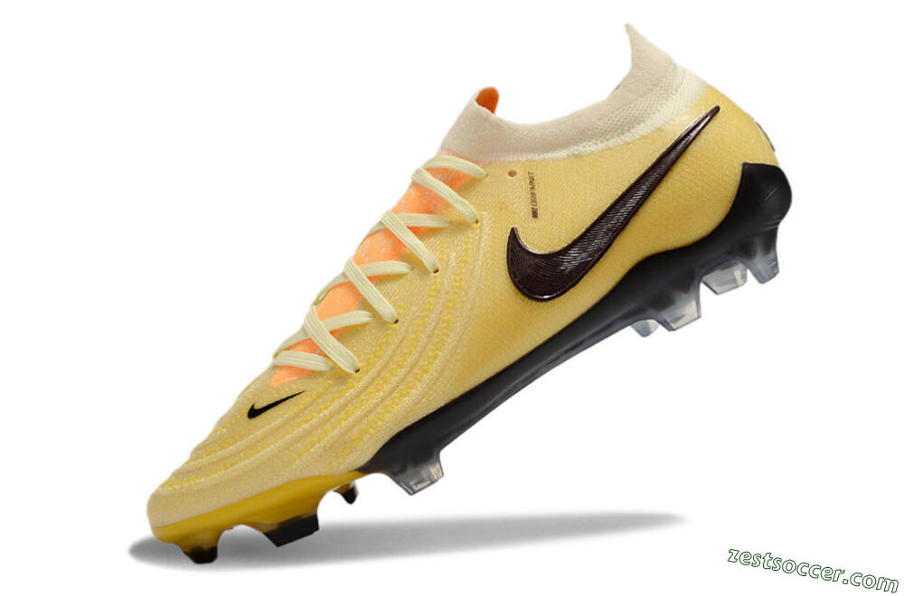 Nike Phantom GX 2 Elite FG Low-Tops Soccer Cleats - Yellow/Black 5