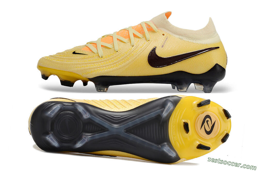 Nike Phantom GX 2 Elite FG Low-Tops Soccer Cleats - Yellow/Black 1