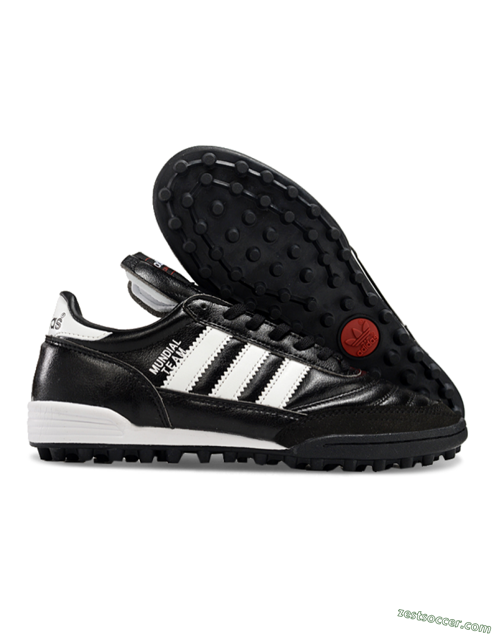 Adidas Mundial Team Astro TF Low-Tops Soccer Shoes - Black/White 0