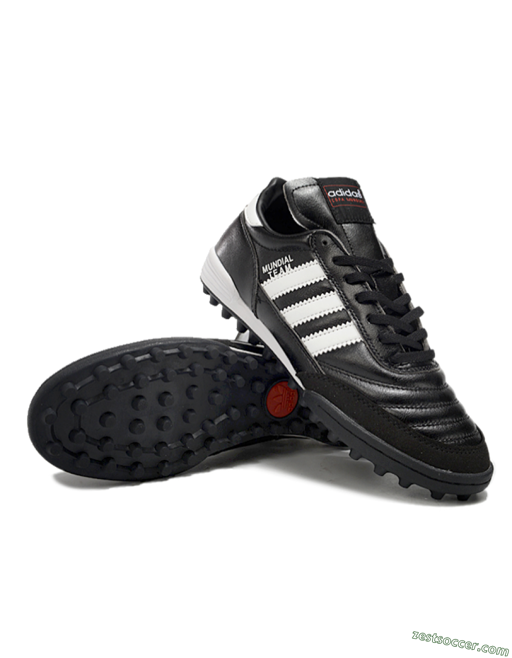 Adidas Mundial Team Astro TF Low-Tops Soccer Shoes - Black/White 3