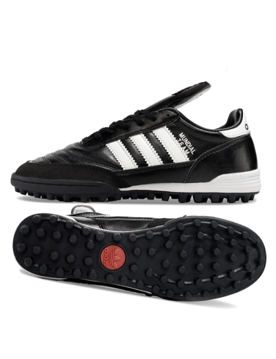 Adidas Mundial Team Astro TF Low-Tops Soccer Shoes - Black/White