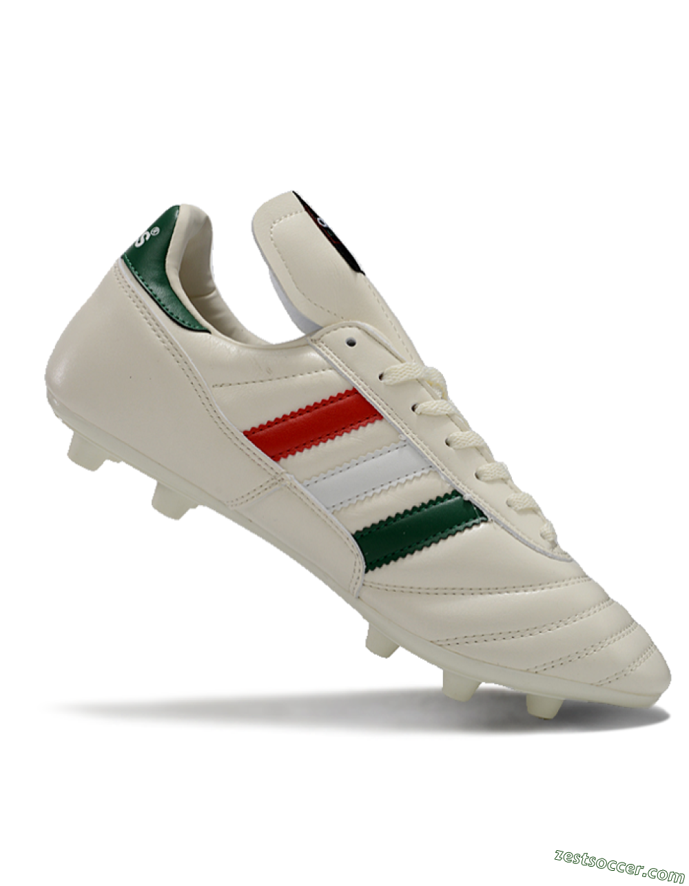 Adidas Mundial Team Astro TF Low-Tops Soccer Shoes - Beige/Red/Green 4