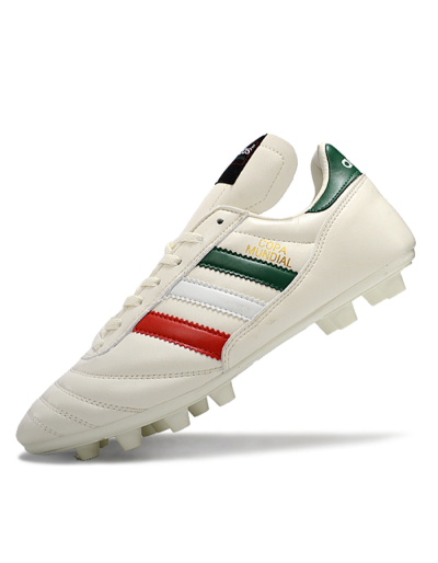 Adidas Mundial Team Astro TF Low-Tops Soccer Shoes - Beige/Red/Green