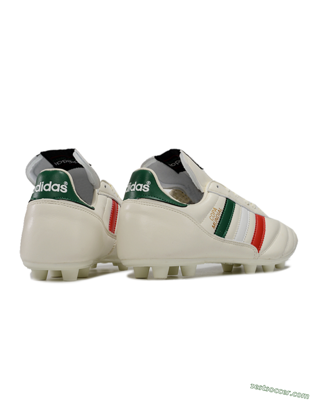 Adidas Mundial Team Astro TF Low-Tops Soccer Shoes - Beige/Red/Green 6