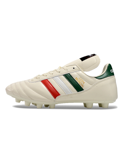 Adidas Mundial Team Astro TF Low-Tops Soccer Shoes - Beige/Red/Green