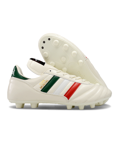 Adidas Mundial Team Astro TF Low-Tops Soccer Shoes - Beige/Red/Green