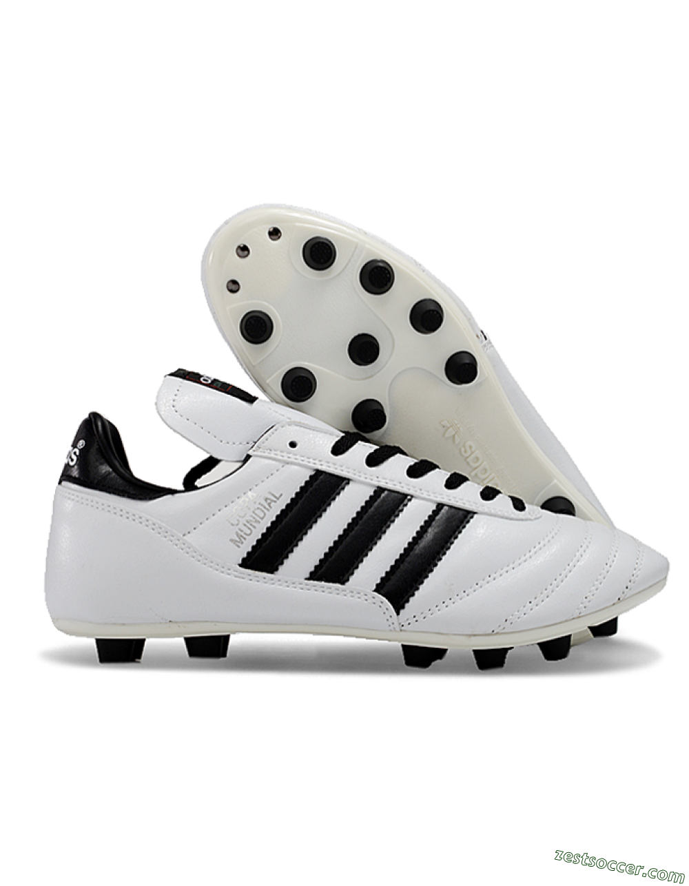Adidas Mundial Team Astro TF Low-Tops Soccer Shoes - White/Black 0